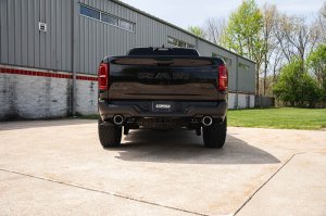 RAM 1500 Performance Exhaust - Dual Rear Exit - CORSA Performance - Cat-Back Sport, Dual Rear Exit w/ 5in Single Satin Pro Series - Satin - `25-`26